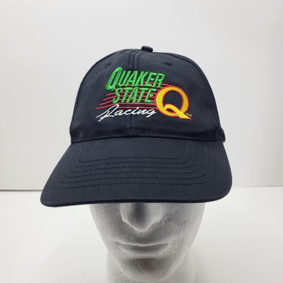 KC Quaker State Racing Ball Cap - Adjustable Hat - Strapback‎ - Black - Picture 1 of 9